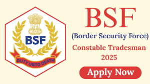 BSF Constable Tradesman 2025 Notification Out – Check Eligibility, Dates & Apply Now for 3588 Posts