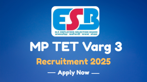 MP TET Varg 3 2025 Notification Out: Apply Now for 18650 Primary Teacher Posts