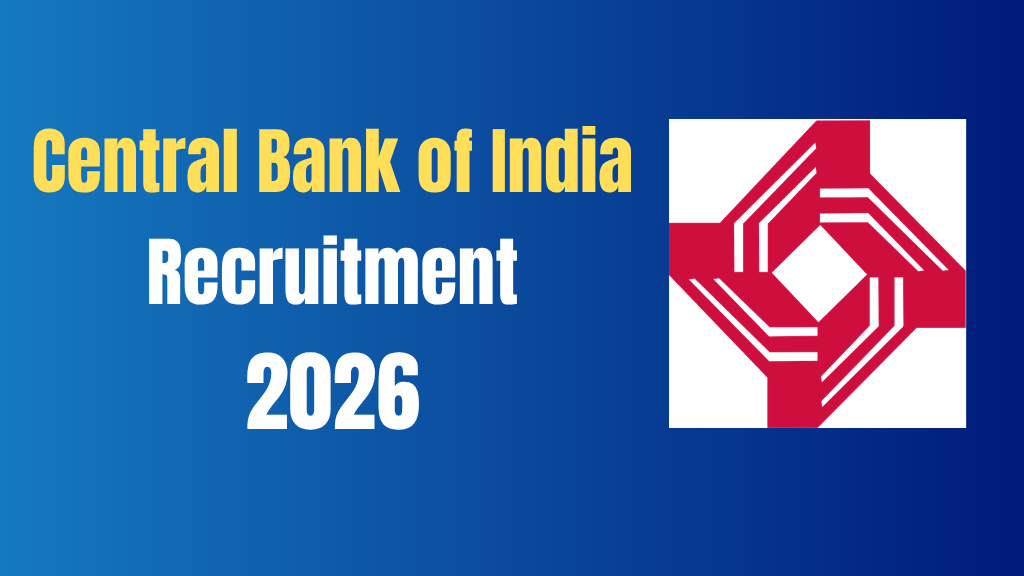 How to Apply for Central Bank of India Recruitment 2026 | Central Bank of India Vacancy 2026 | Bank Job 