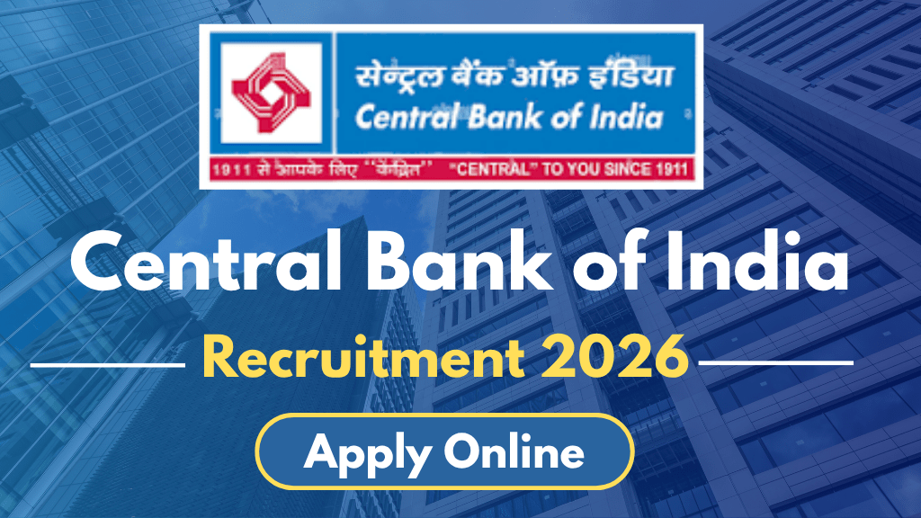 Central Bank of India Recruitment 2026 | Central Bank of India 2026 Vacancy