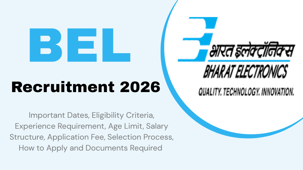 BEL Recruitment 2026 | BEL Vacancies 2026 | Government Job Recruitment 2026