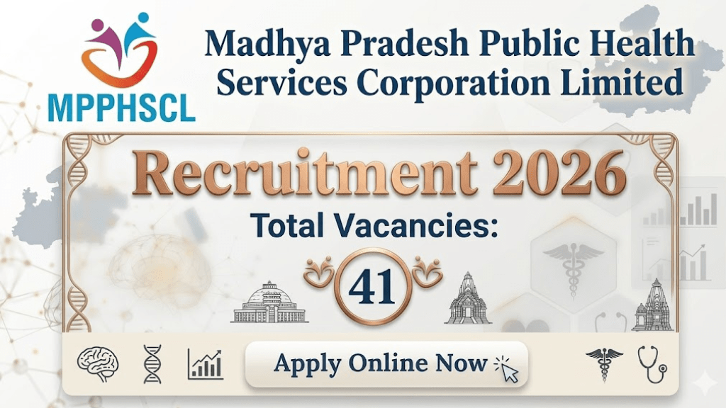 MPPHSCL Recruitment 2026 Notification OUT: Apply Online for 41 Vacancies