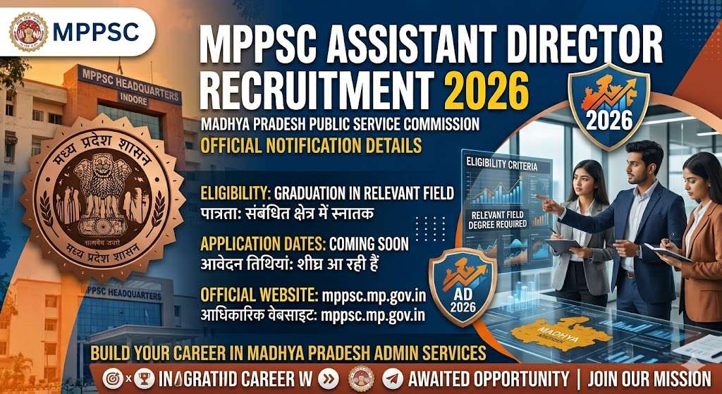  MPPSC Assistant Director Vacancy Complete Details 2026 | MPPSC Recruitment 2026