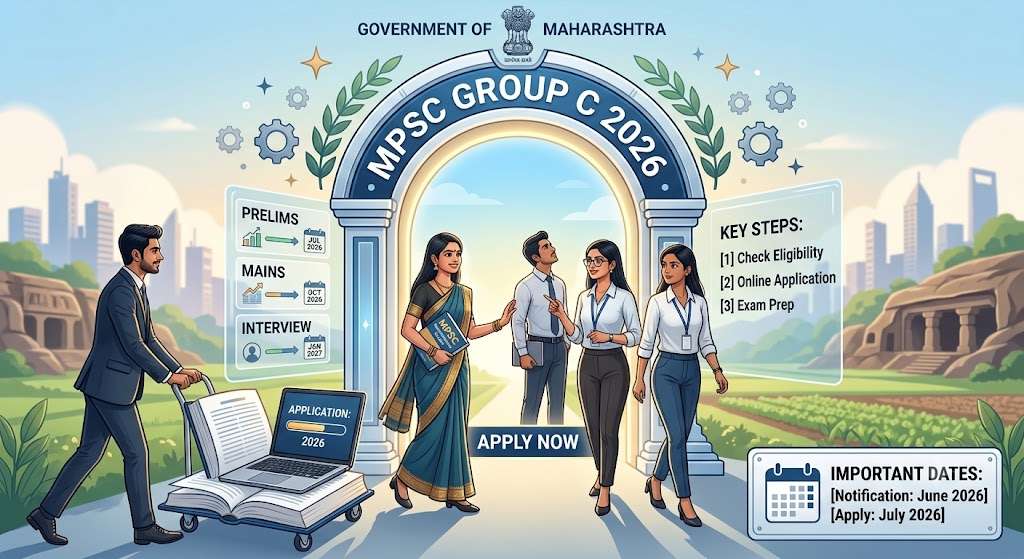 MPSC Group C Recruitment 2026 Important Dates, eligibility criteria and all | Government Job Recruitment