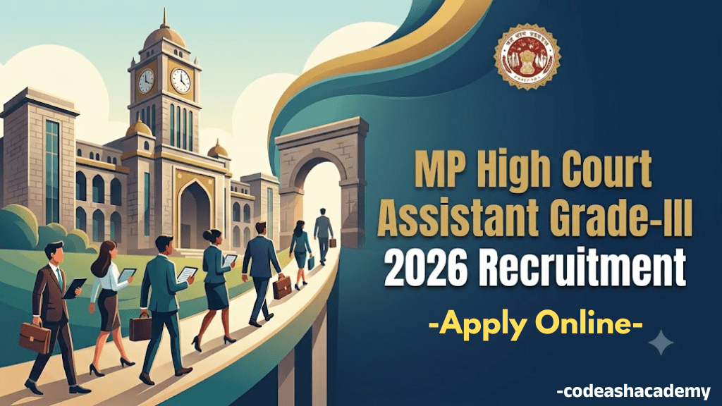 MP High Court Assistant Grade-III 2026 Recruitment | MP High Court Job Vacancy 2026