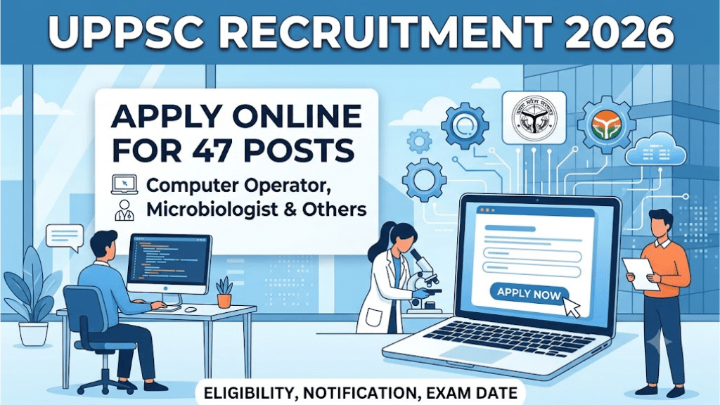 UPPSC Recruitment 2026: Apply Online for 47 Computer Operator, Microbiologist & Other Posts