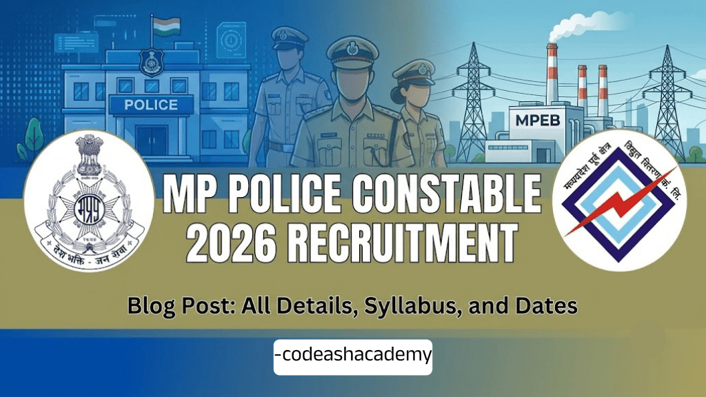 MP Police Constable Recruitment 2026- Eligibility, Age Limit, Salary & Apply Online