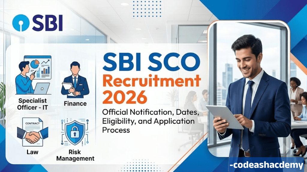 SBI SCO Recruitment 2026 Complete Details | SBI SCO 2026 Recruitment