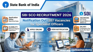 SBI SCO Recruitment 2026 Notification Out: 207 Vacancies, Eligibility, Salary, Age Limit & Apply Online