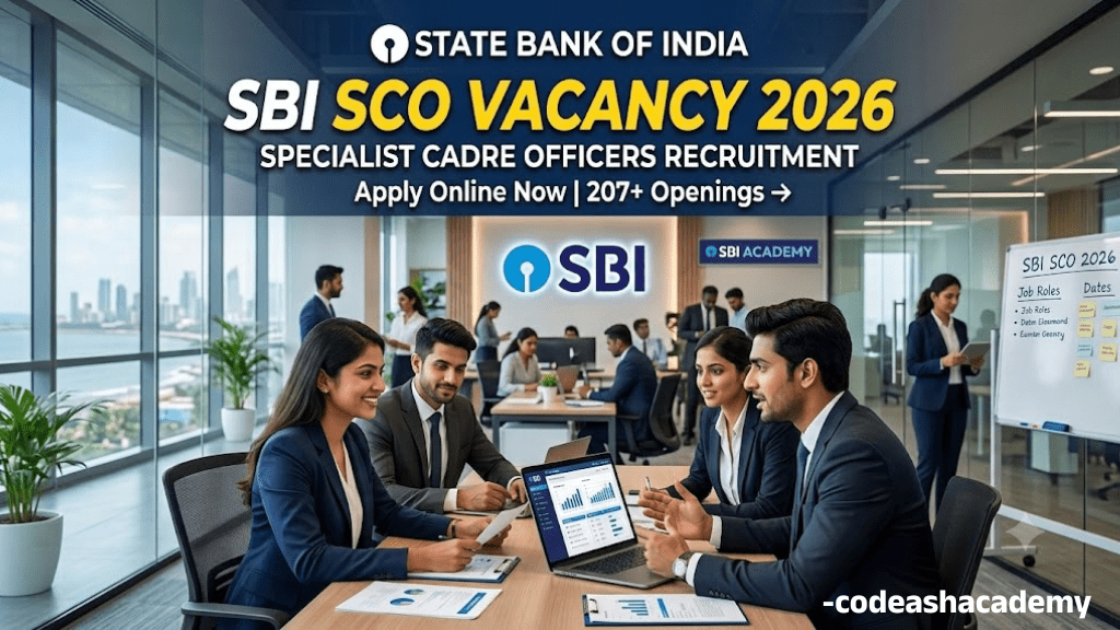 SBI Specialist Cadre Officer Vacancy 2026 | SBI SCO 2026 Vacancy
