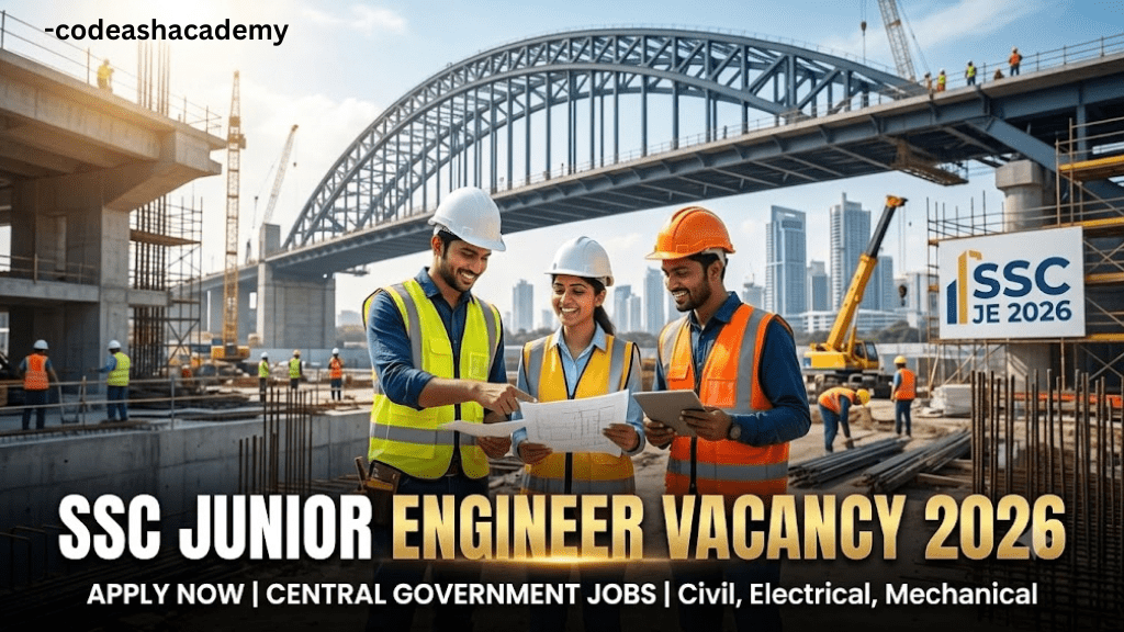 SSC Junior Engineer Vacancy 2026 | SSC Junior Engineer 2026 Recruitment