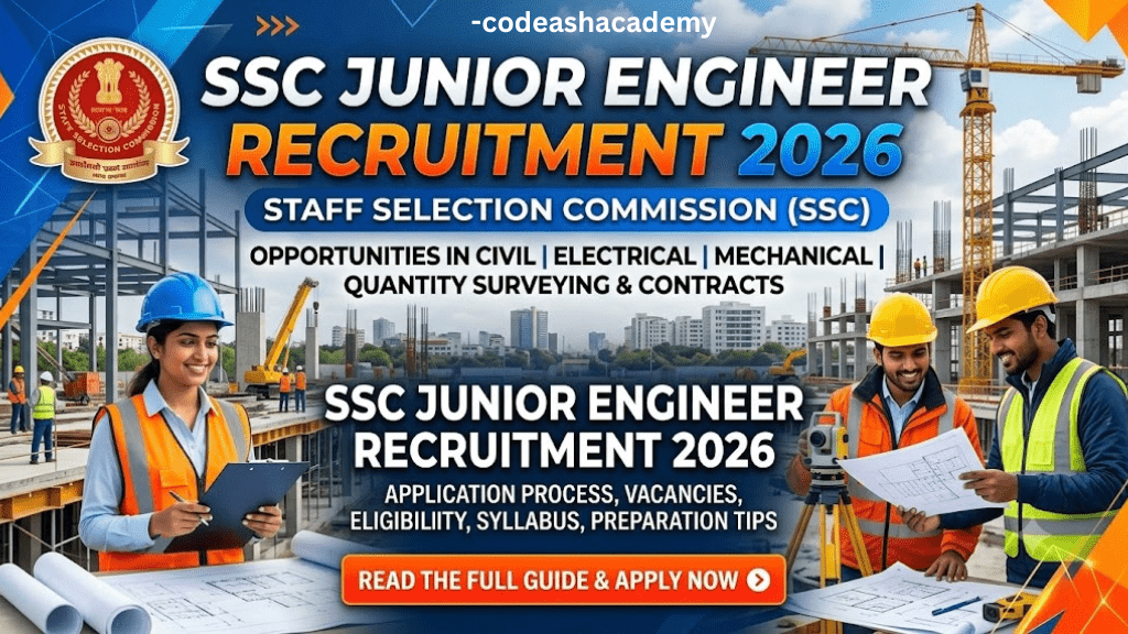SSC JE 2026 Recruitment | SSC Junior Engineer Recruitment 2026