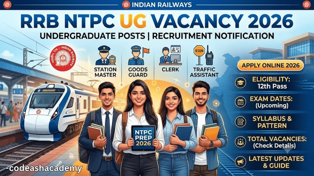 RRB NTPC UG Vacancy 2026 1,688 vacancies and complete details 