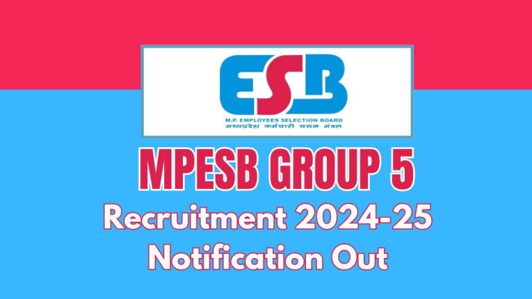 MPESB Group-5 vacancy 2025 complete detail