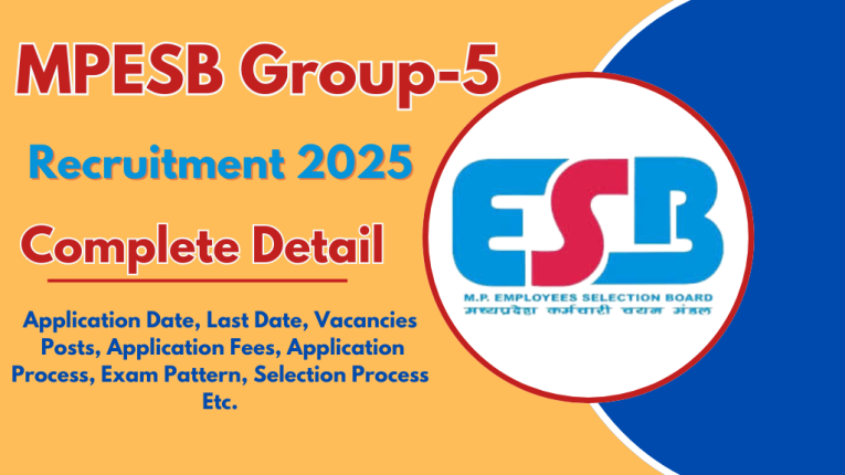 MPESB Group 5 Vacancy 2025 with Complete Details
