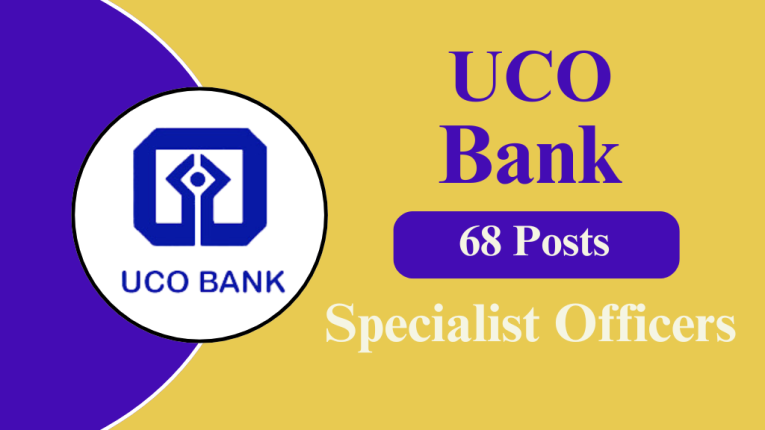 UCO Bank Specialist Officer 2025 Notification Out