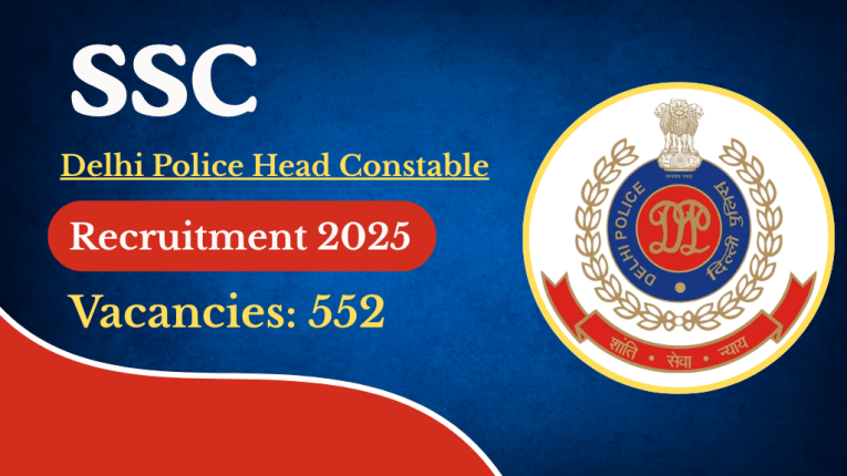 SSC Delhi Police Head Constable 2025 Recruitment Notification