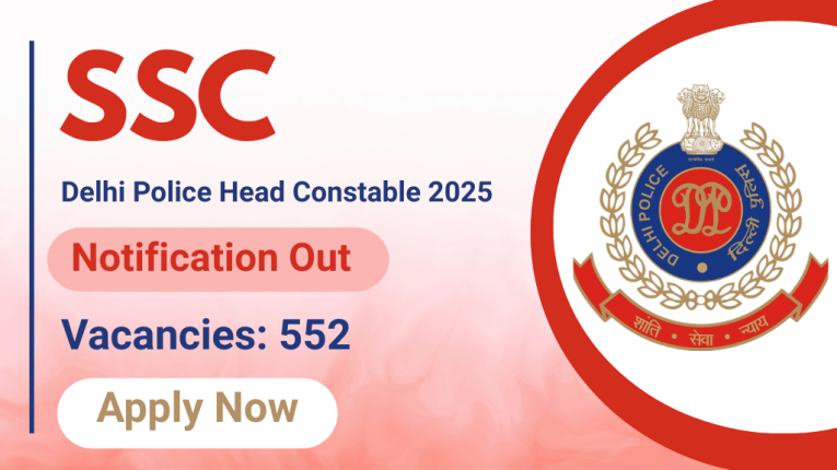 SSC Delhi Police Head Constable Recruitment 2025 Complete Details